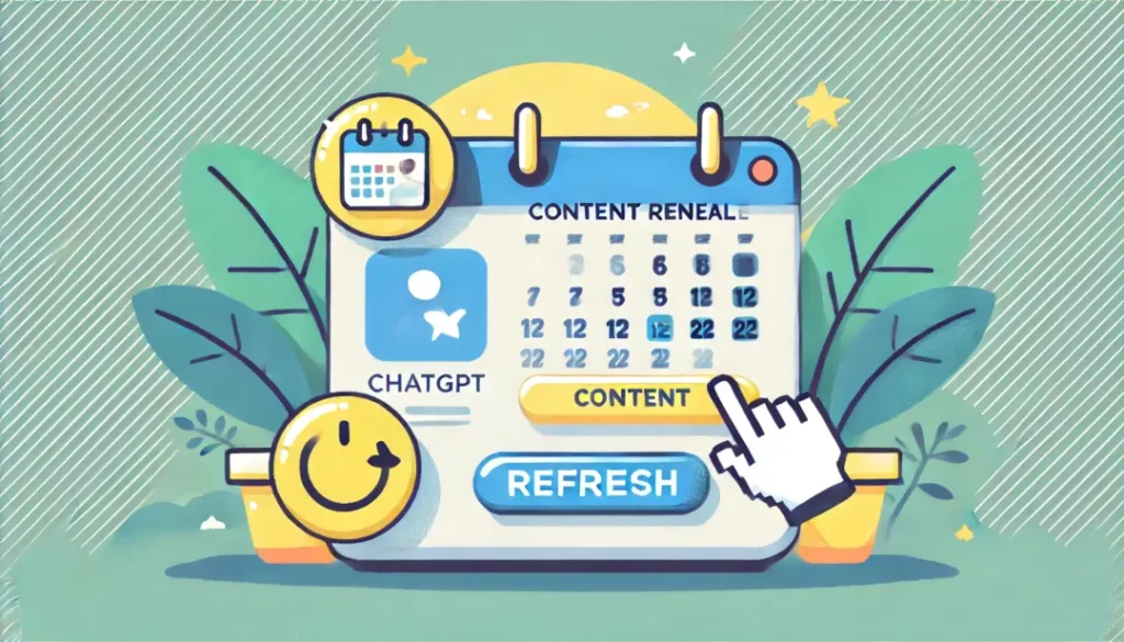 ChatGPTでのコンテンツの更新とリフレッシュ