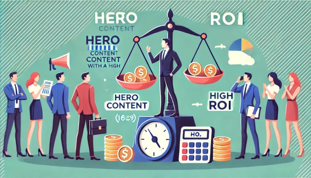 中小企業向けのHeroコンテンツの作成コストとROI