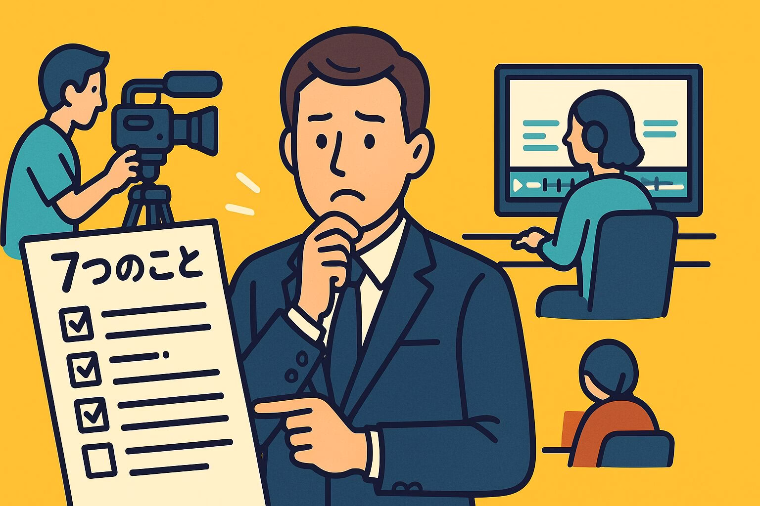 動画撮影を依頼する前に知っておきたい7つのこと