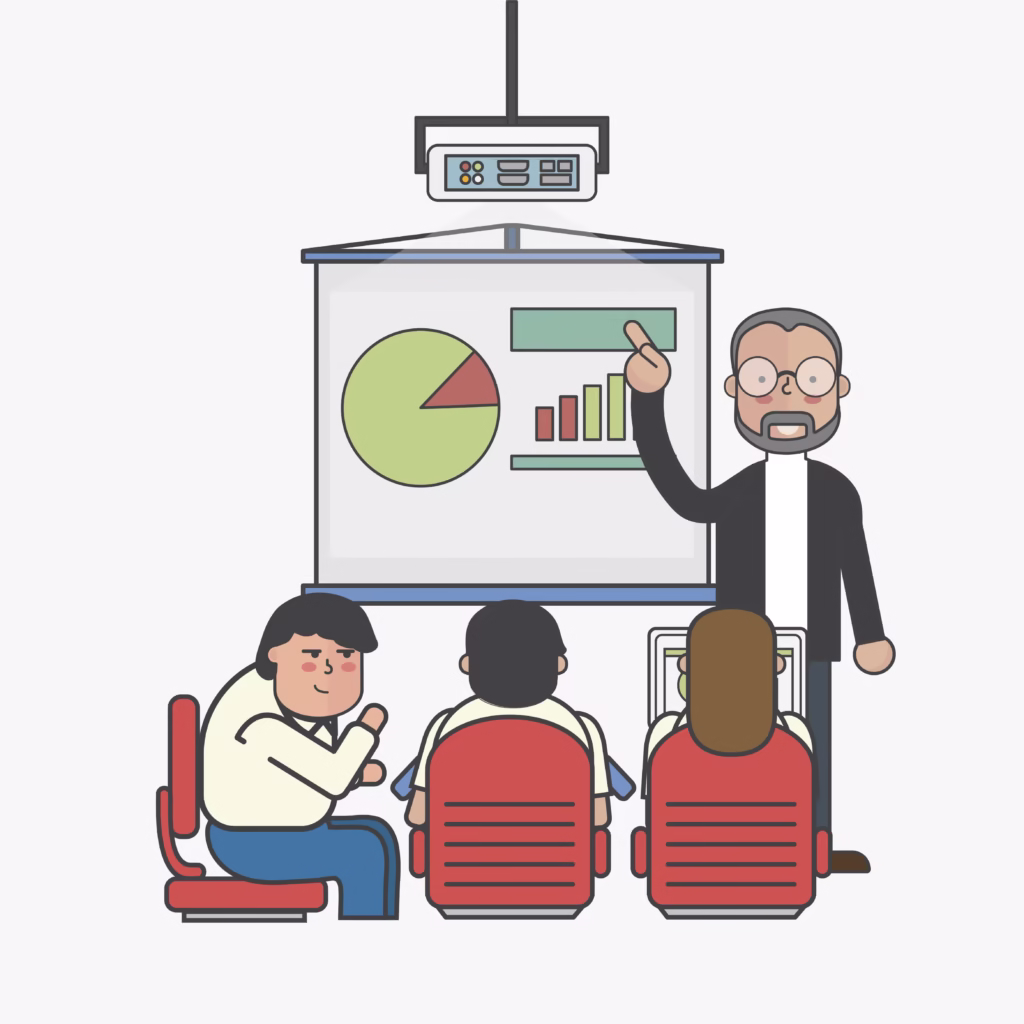 Illustration of business people avatar