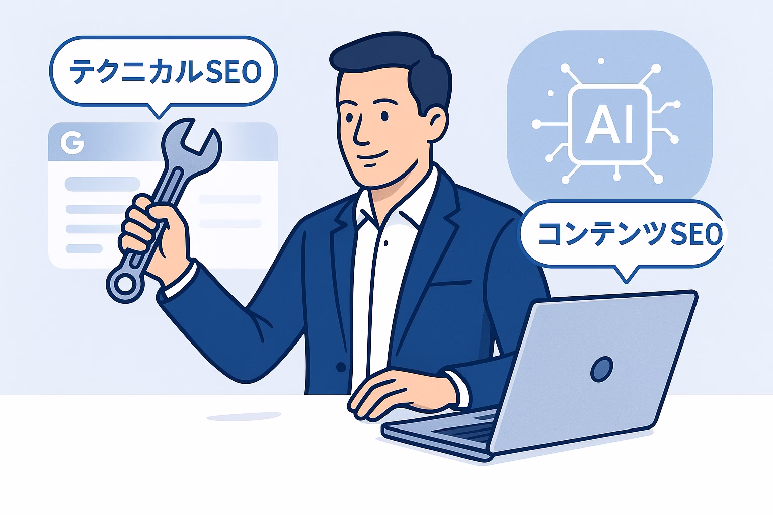 AI×SEOで上位表示を実現！生成AIで作るSEOコンテンツ戦略｜テクニカルSEOに頼らない成功法則