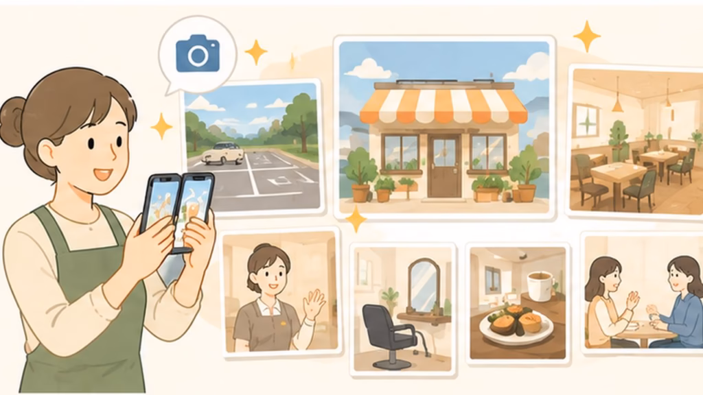 3.初めての人向けの写真をそろえる