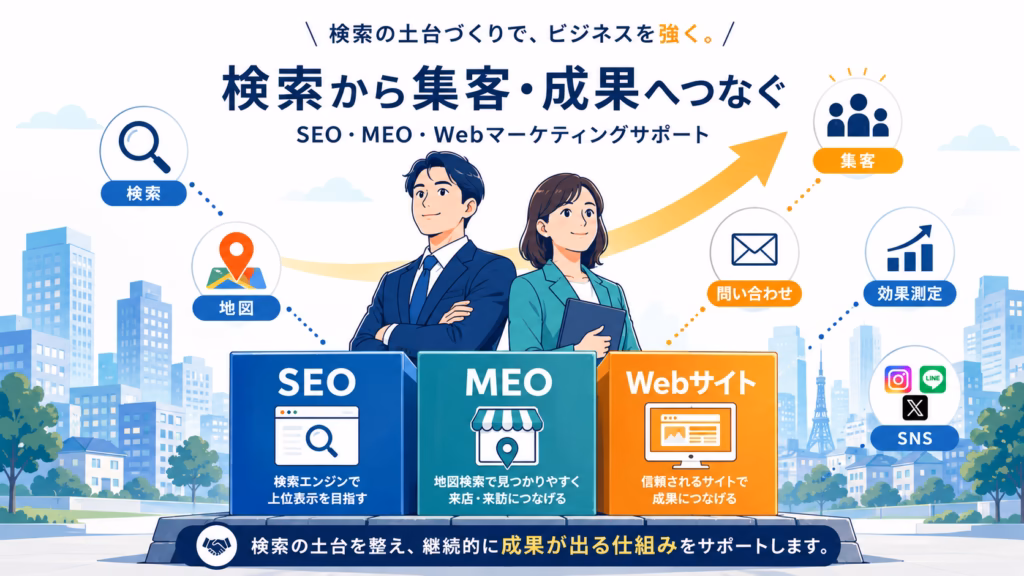 検索から集客・成果へつなぐ